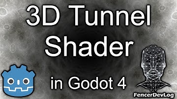 Godot 4: 3D tunnel from a texture (shader tutorial)