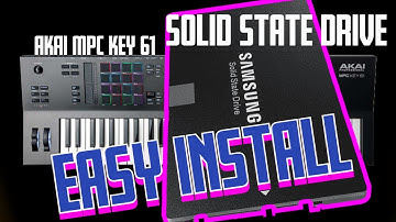AKAI MPC KEY 61🎹 Solid State Drive Easy Install 💯