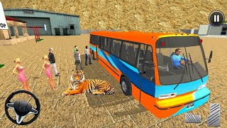 Uphill Offroad Bus driving simulator - Tourist Passengers Bus Games - Android Gameplay #4 screenshot 5