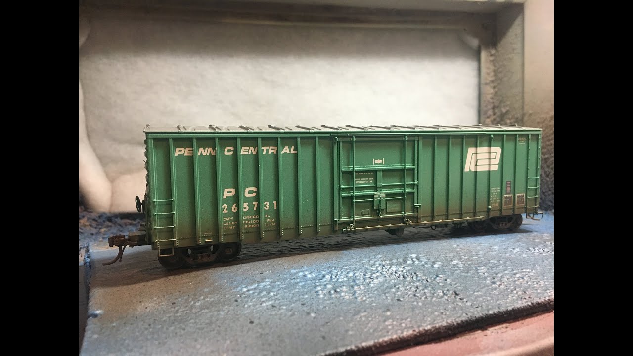 HO Scale Freight Car Weathering Tangent X58 Part 1 YouTube