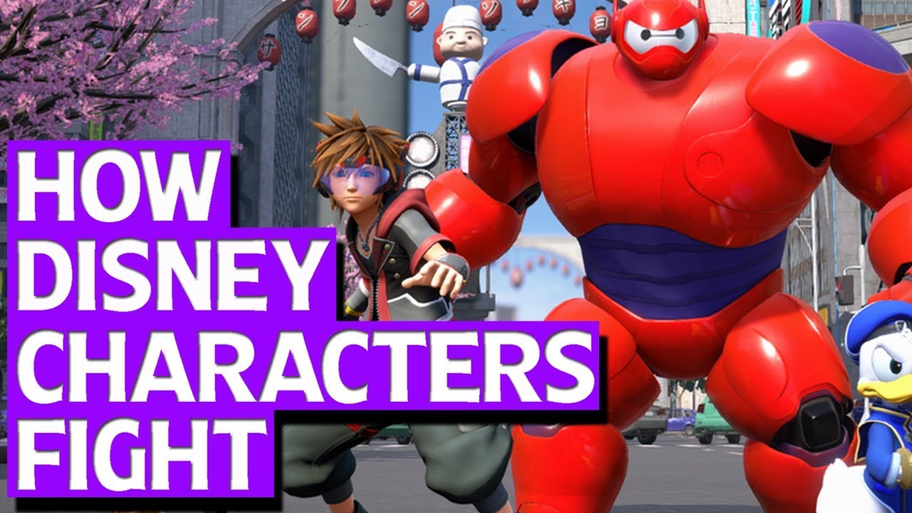 How Disney Characters Fight in Kingdom Hearts 3