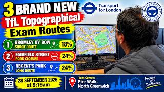 3 BRAND NEW TfL Topographical Exam Routes 2026 | Bromley by Bow, Fairfield Street & Regent’s Park