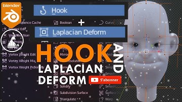 Blender  - Laplacian Deform Modifier and Hooks | FR | CGCM