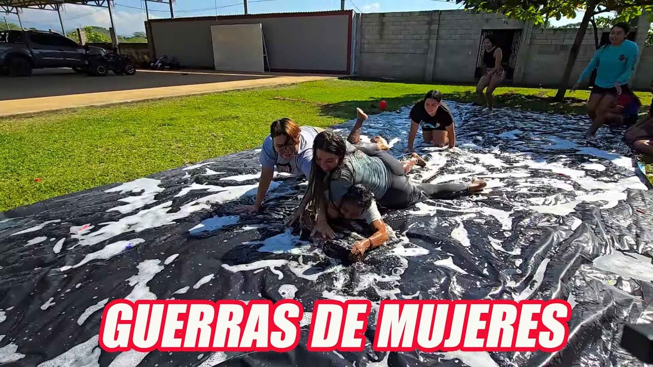 Las chicas se tiran a guerra con todo🤩