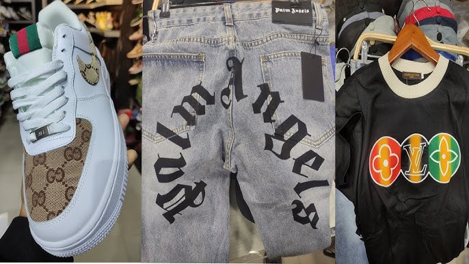 Louis Vuitton Monogram Detail Carpenter Denim Pants