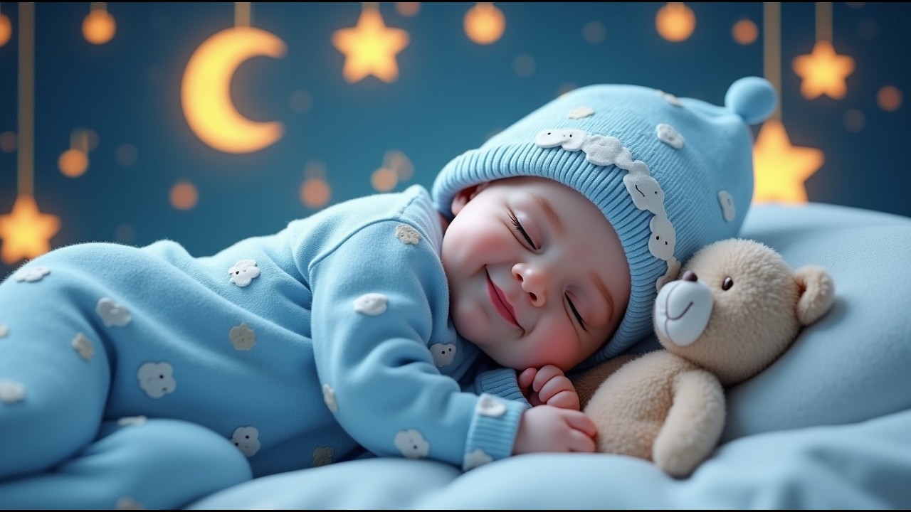 Instant Calm Baby Sleep 🌙 Sleep in 3 Minutes 🎶 Mozart & Brahms Lullabies 🍼 Baby Sleep Music