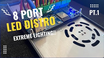 🔌 8-Port LED Distro Powered by the BONG69 Controller | Twinkle Tunes and Lighting