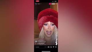 Doja Cat playing Nicki Minaj on Instagram Live (12/11/21)