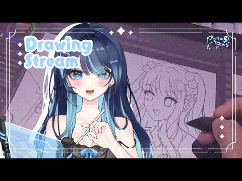 『 Drawing Stream 』Upcoming Project 👀 🌙˚₊‧꒰ა 𓂋 ໒꒱ ‧₊˚𝄞の配信サムネイル