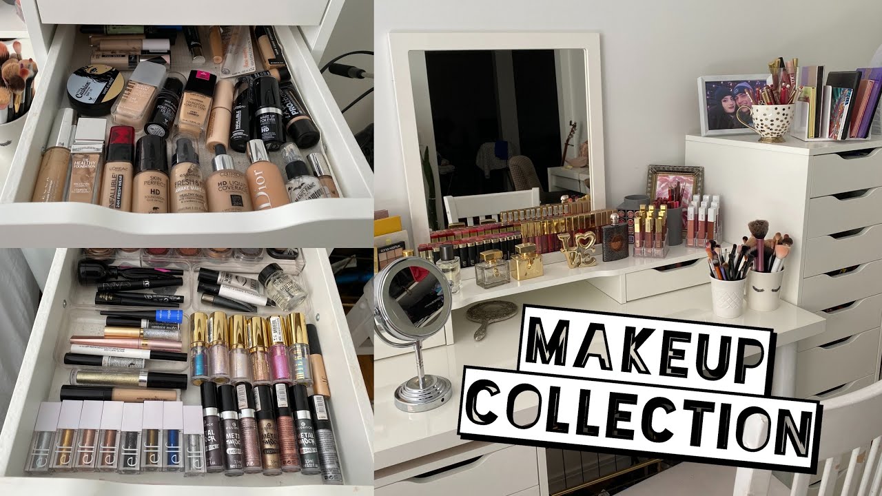 MY MAKEUP COLLECTION + SETUP | Mostly Drugstore
