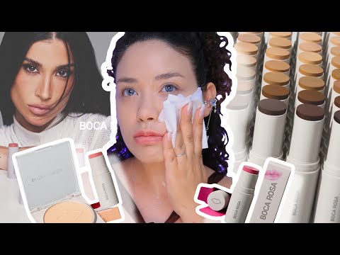 Testing Boca Rosa makeup 👄