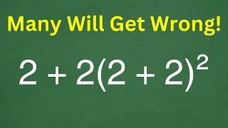 This Math Problem Tricks Many People!