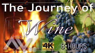 WINE - Wine yards, wine making and tasting 8 HOURS of Background Ambient Video