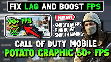 SEASON 4 CALL OF DUTY MOBILE CODM CONFIG POTATO GRAPHICS 60FPS | FIX FPS DROPS BR/MP | CODM CONFIG