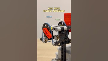Belt Drive Reverse Mechanism #lego #technic #legotechnic #mechanical #diy #mechanism