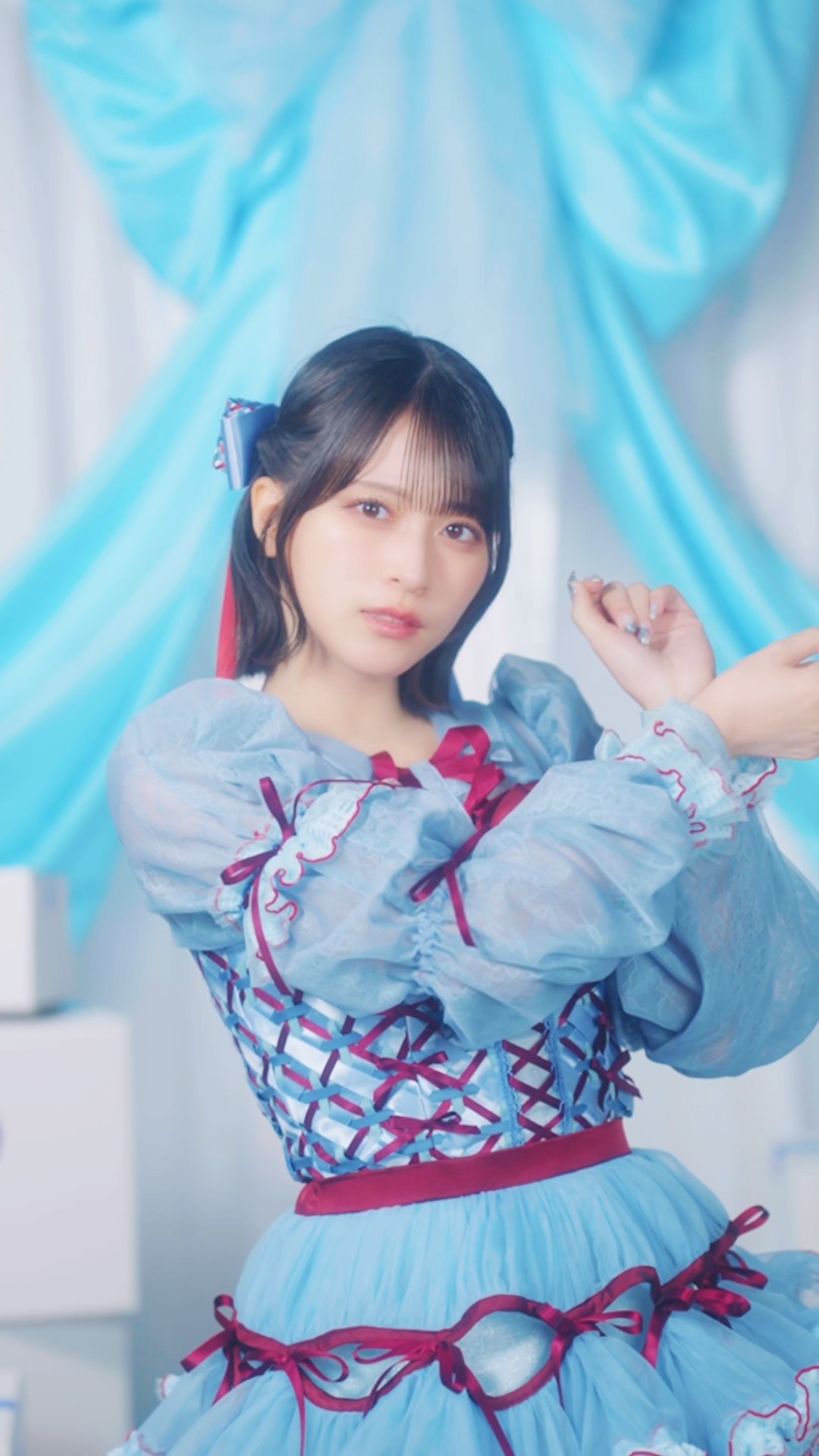 4/1発売 20thシングル #劇薬中毒 歌唱衣装 Dance ver.🩵❤️#イコール