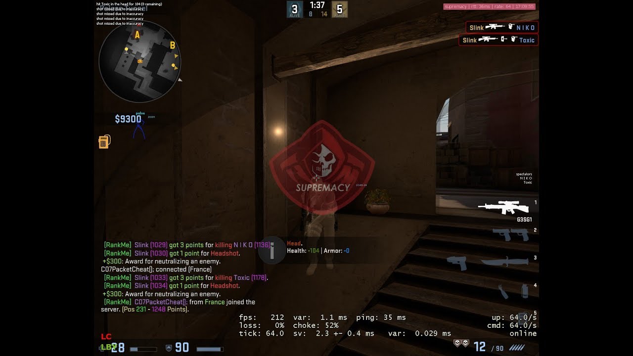 Supremacy CS:GO HvH Highlights | Angry kid | Configs - YouTube