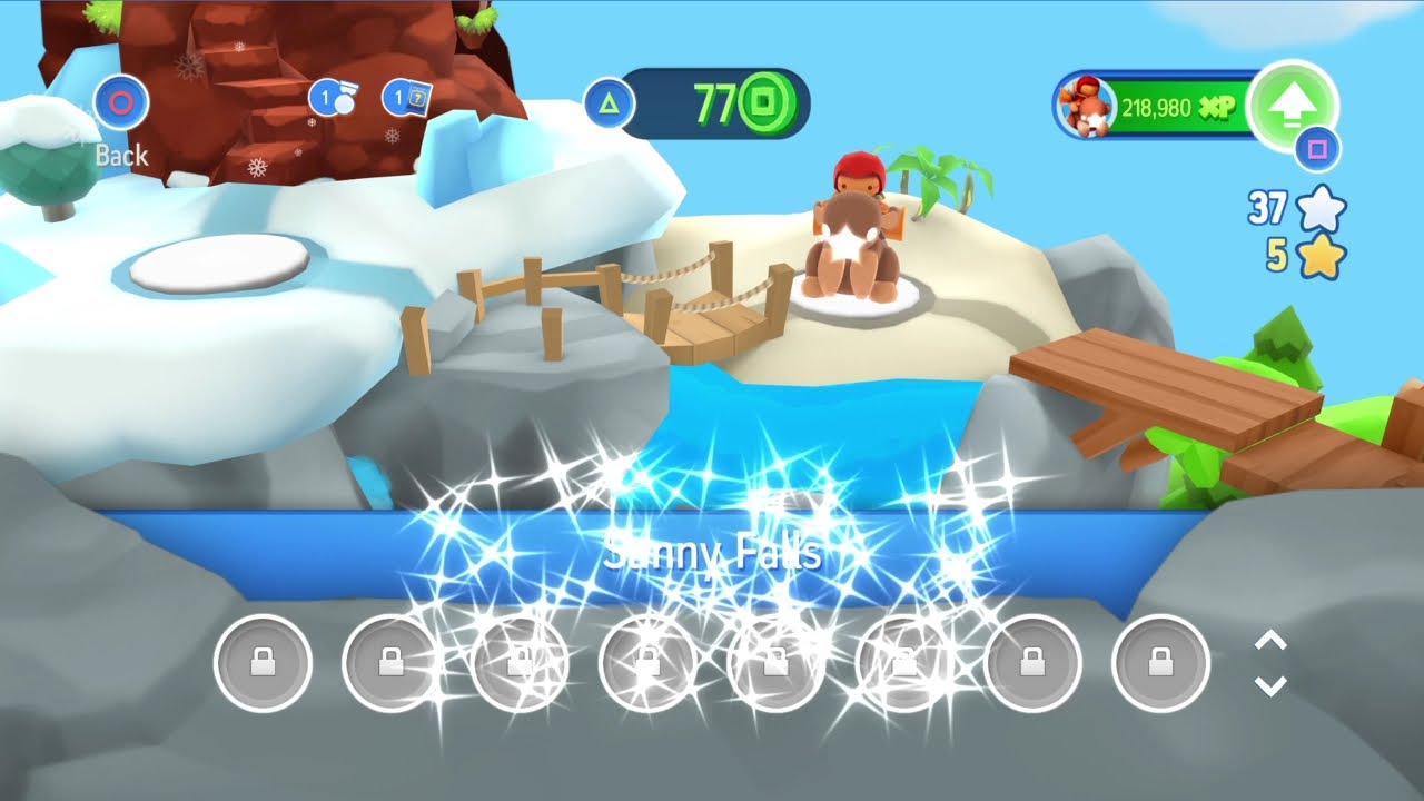 Starlit Adventures PS4 Gameplay SUNNY FALLS