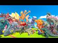 Team Titans x King Ghidorah vs Team Kong x Evolved Godzilla - ARBS
