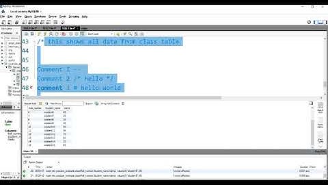SQL Comments - How To insert Comment Within SQL Code | Different ways to add comments in SQL queries