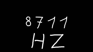 8711 hz