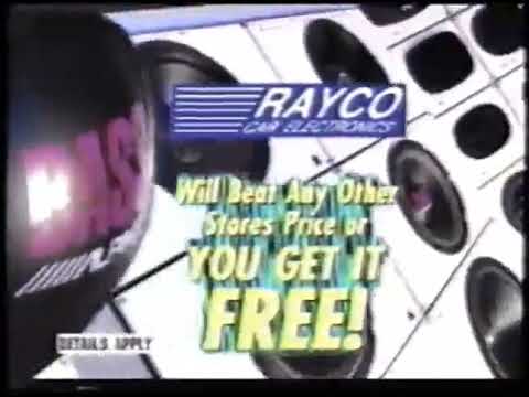 Rayco Car Electronics (Shrewsbury, MA) commercial, 1995 - YouTube