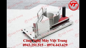 Khả năng cắt của máy thái lát cà chua | Việt Trung
