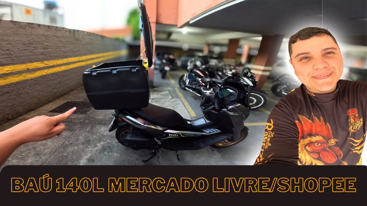 GIGANTE!! COMPREI o BAÚ de 140L da ICBRAS pra FAZER ENTREGAS no MERCADO ENVIOS e SHOPEE!