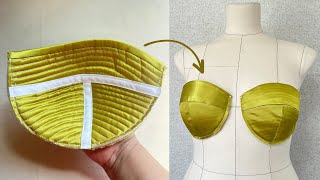 3 METHODS ON HOW TO SEW BUST CUPS FOR CORSETS