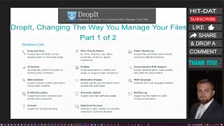 Dropit -The Best Free Organizing Program For Any Files - Manage Your Files On Auto-Pilot Part 1