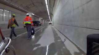 Bike ride through SR 99 tunnel