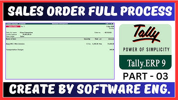Sales Order Processing in Tally ERP 9 in Hindi | Sales Order Complete Process in Tally | Part 03