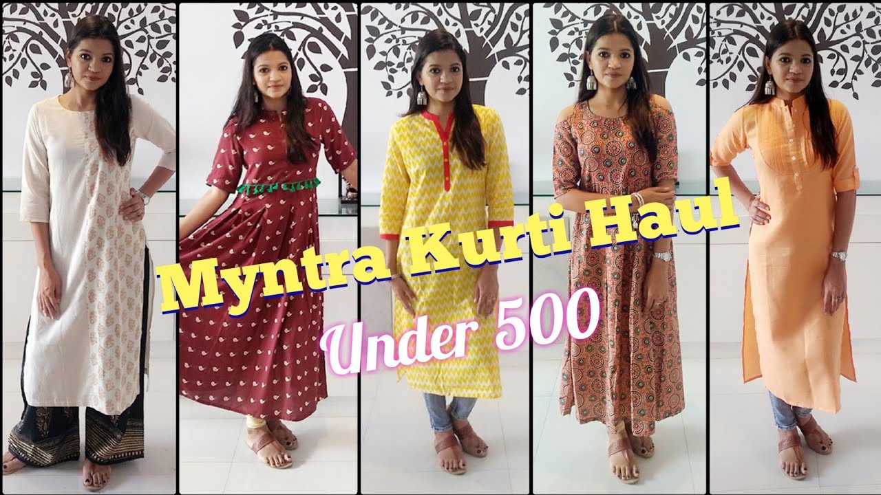 myntra pr kurti