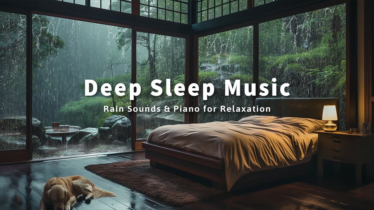 Relaxing Piano Music & Rain Sounds | Deep Sleep and Stress Relief in the Warm Bedroom - Calm Music Relaxing Piano Music & Rain Sounds | Deep Sleep and Stress Relief in the Warm Bedroom - Calm Music
