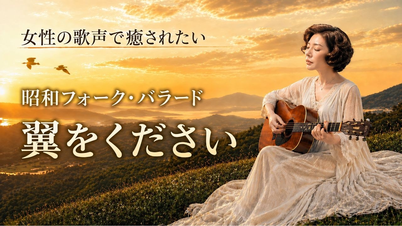 あの唄 この歌 懐かしのうた NW-6073 Healing Female Vocal | Melancholic Showa Folk Ballad “Kaze” | SUNO