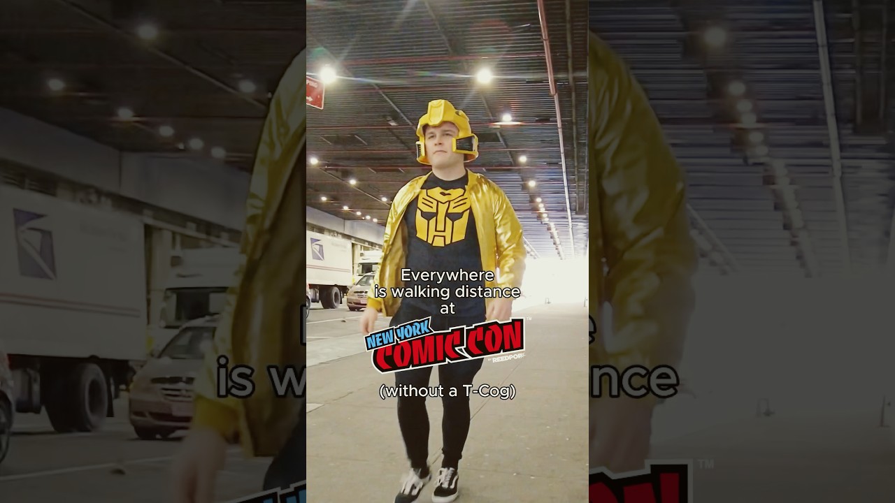 What attending NYCC is really like #shorts #transformersone #newyorkcomiccon #cosplay #bumblebee