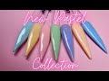 NEW Pastel Collection Releasing Today/ swatching acrylic colors