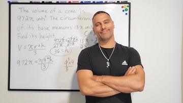 Find Missing Height Of A Cone When Circumference Is Given