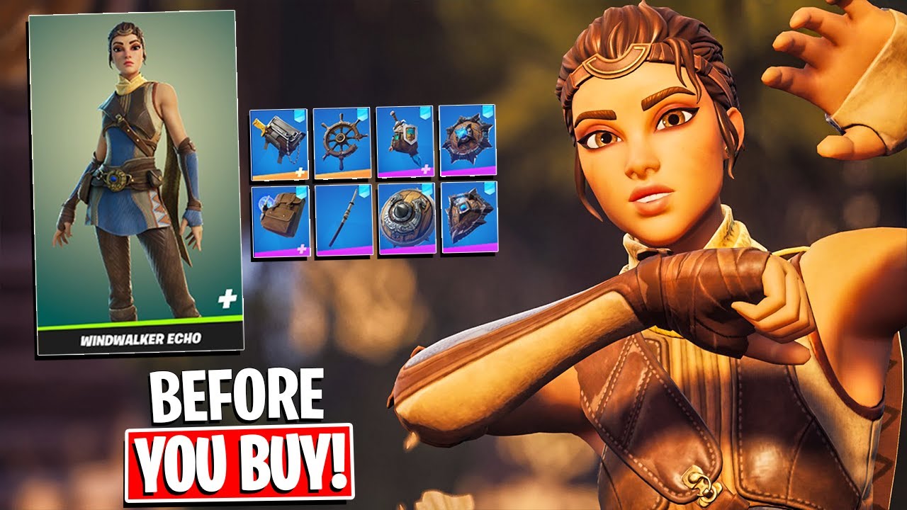 New Windwalker Echo Gameplay Combos Reactive Test Before You Buy Fortnite Battle Royale