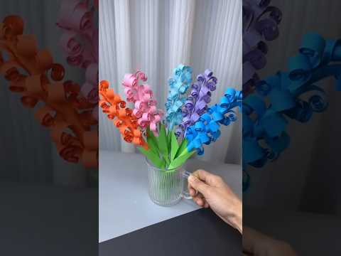 Цветы из бумаги #избумаги #поделка #поделки #творчество #diy #diycrafts #creativity #applications
