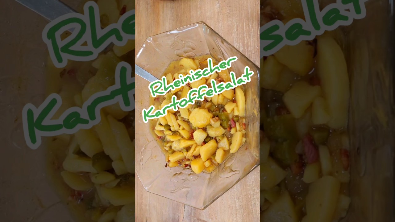 Warmer rheinischer Kartoffelsalat - YouTube