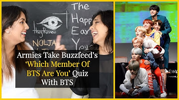 K-Pop Fans Take Buzzfeed’s “Which Member Of BTS Are You?” Quiz With BTS | theyReview//NOLJA