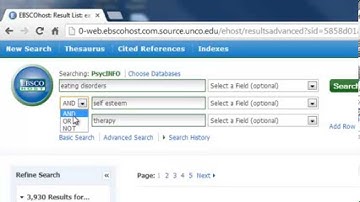 Searching PsycINFO