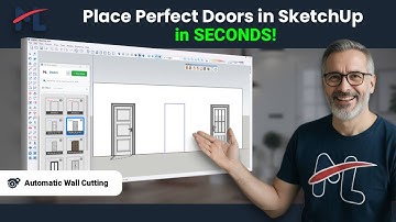 Place Perfect Doors in SketchUp in SECONDS! (Automatic Wall Cutting) | ML Doors Tutorial
