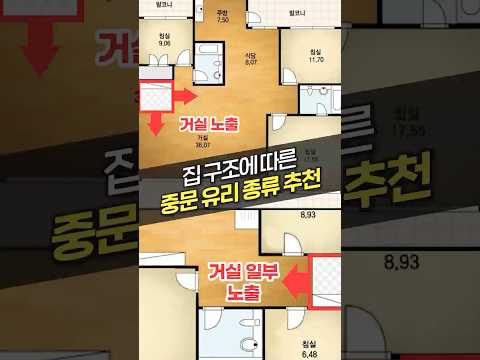 투명vs불투명vs반투명, 유리 하나로 현관 분위기가 바뀐다?!