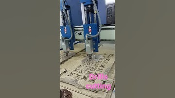 CnC double spindle routers  drils cutting