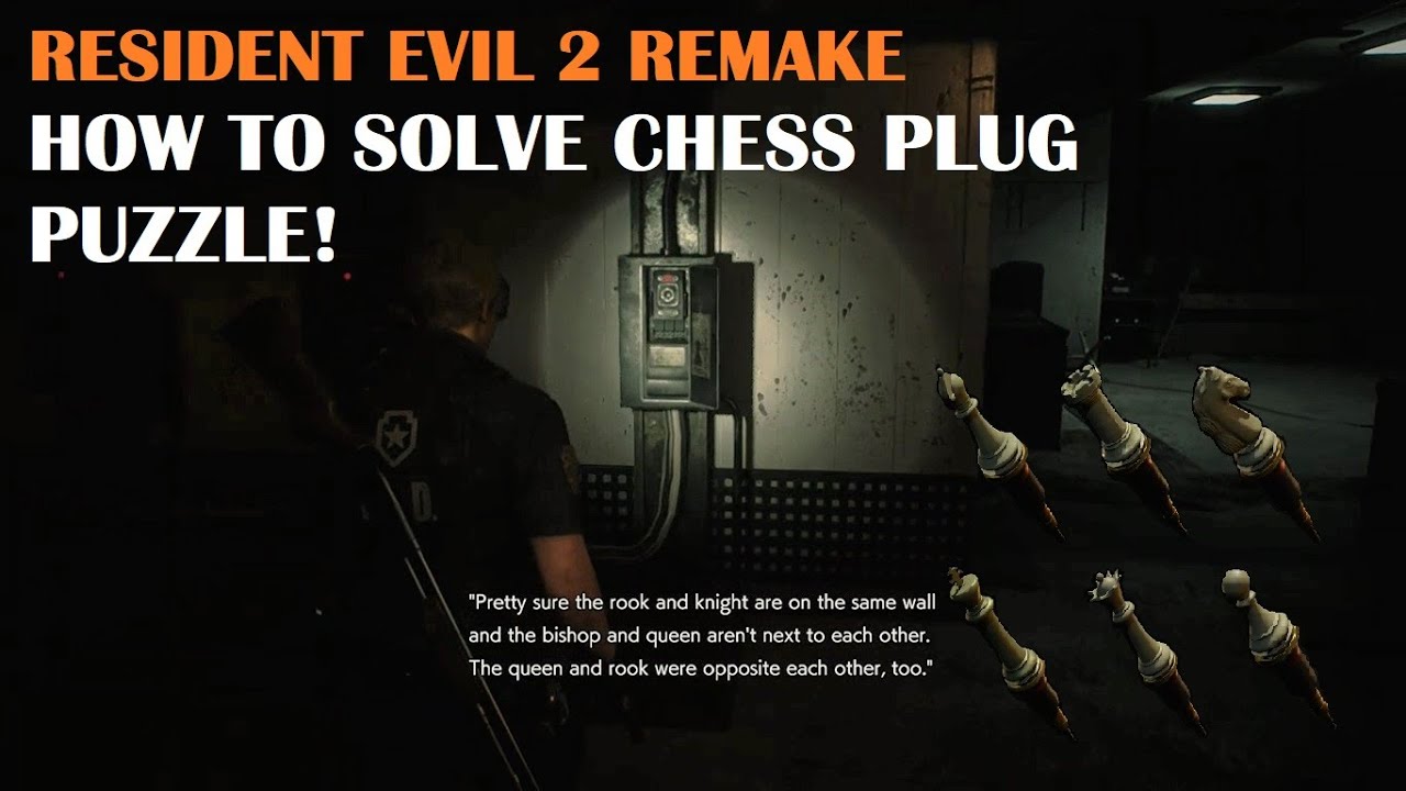 How To Solve The Chess Plug Puzzle In The Resident Evil 2 Remake