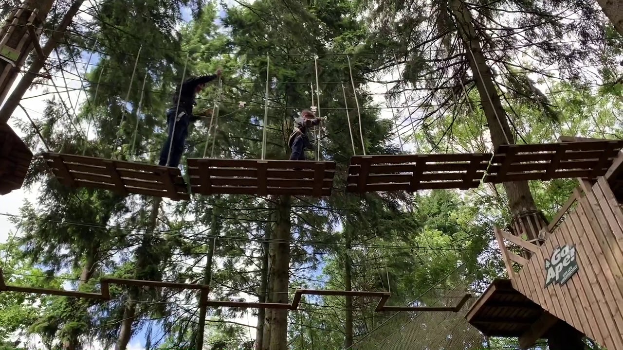 Go Ape Southampton Tree Top Adventure Youtube