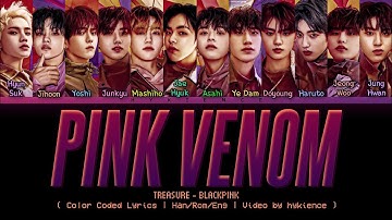 How Would TREASURE Sing ‘Pink Venom’ (by BLACKPINK) | Color Coded Lyrics