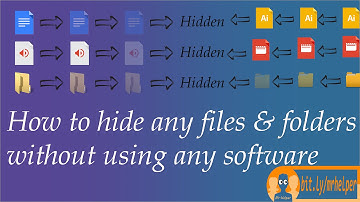how to hide files using command prompt/cmd